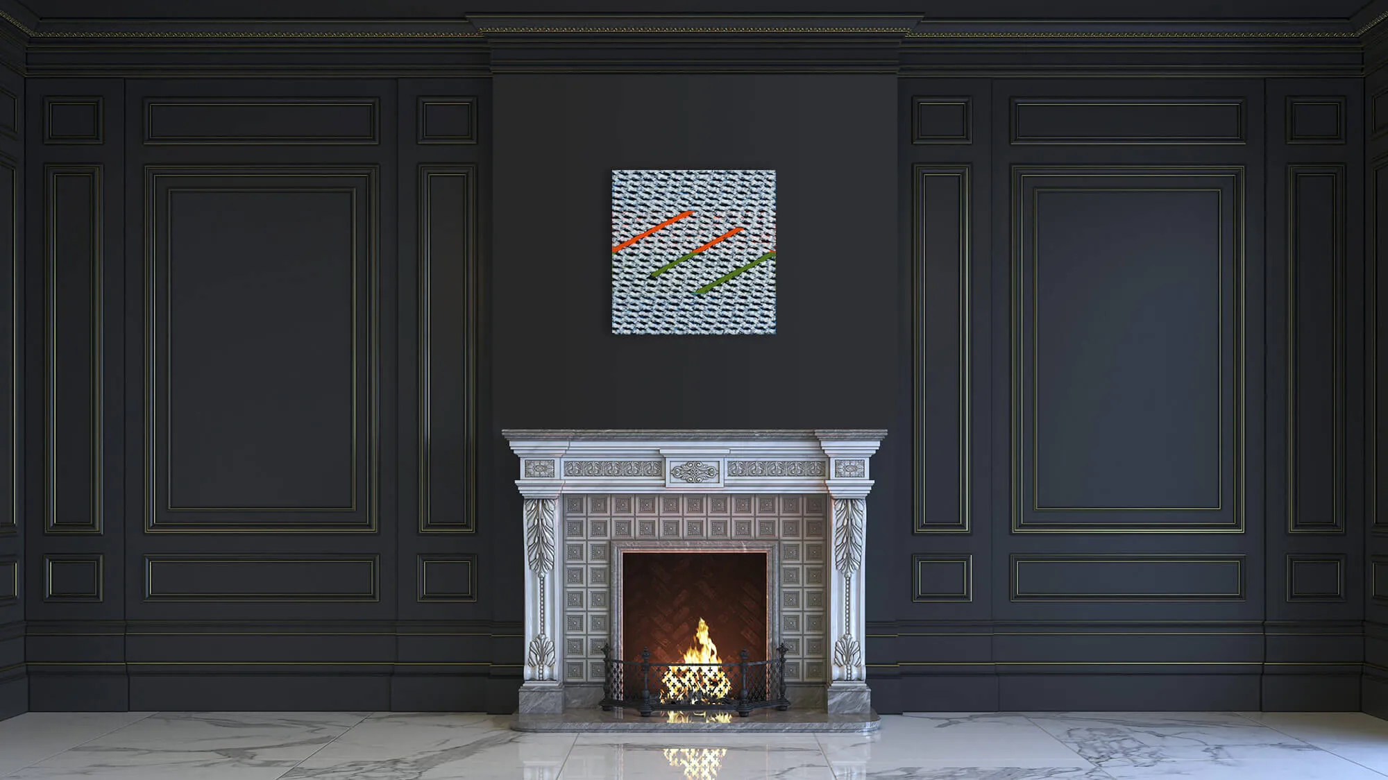 Cigarettes, in an interior