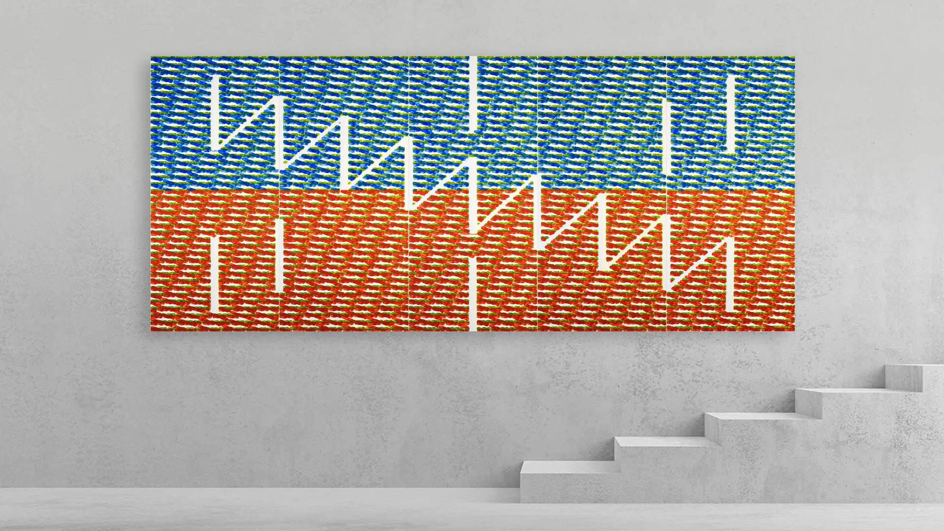 Compositio V, in an interior