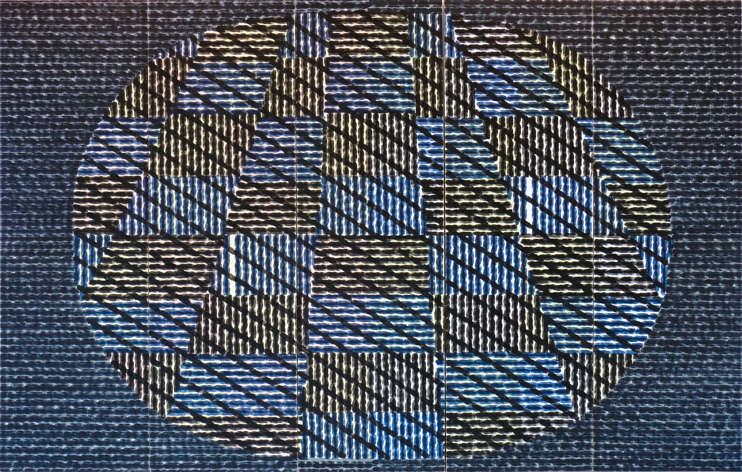 Grzegorz Mroczkowski, painting shown at the Koordynaty exhibition