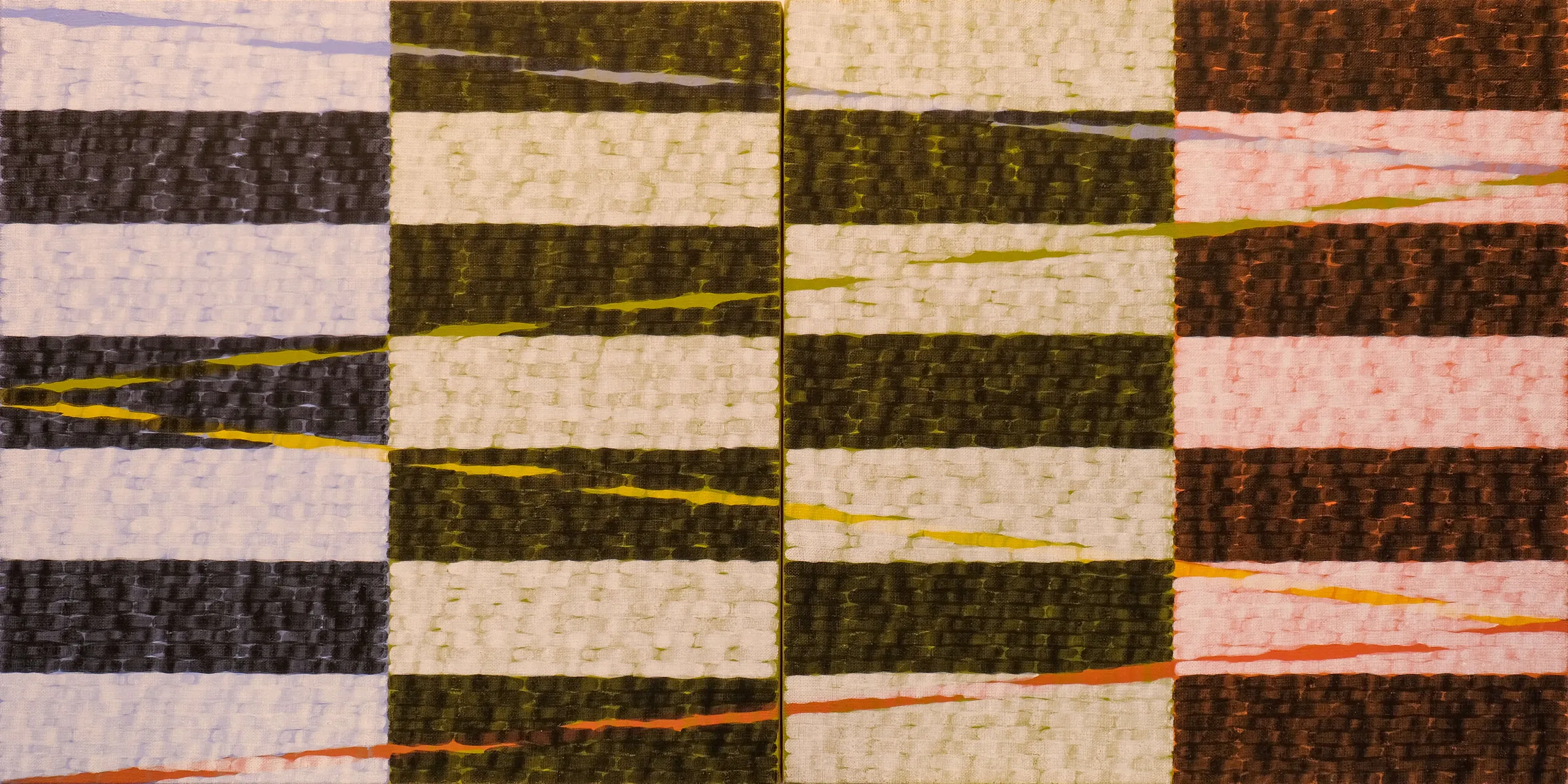 Grzegorz Mroczkowski, painting shown at the Koordynaty exhibition