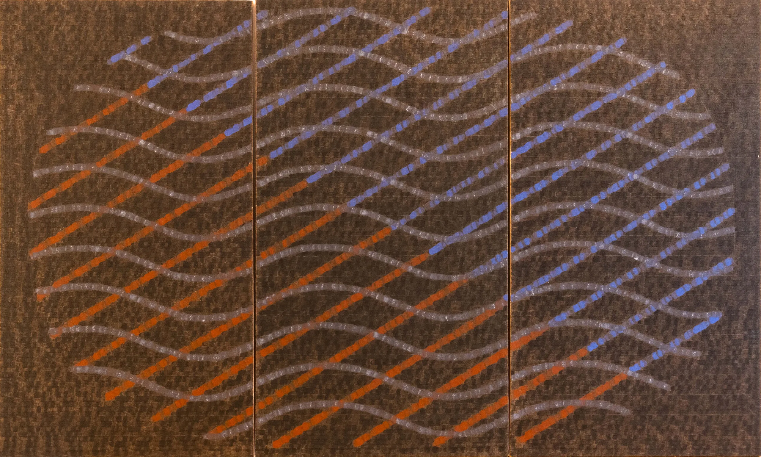 Grzegorz Mroczkowski, painting shown at the Koordynaty exhibition